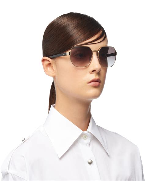 platinum prada sunglasses|Prada sunglasses women price.